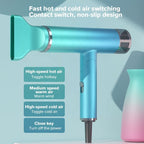 Foldable Hair Dryer Blower Electric Negative Ion Blower Mini Folding Lightweight Hair Blower Quiet Quick Dryer Home Travel